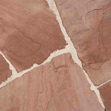 Weser flagstones (Duitsland) rood