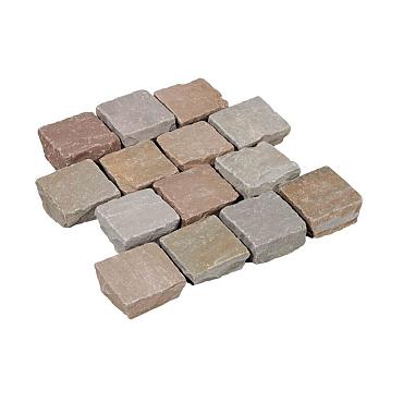 SB-8523&nbsp;natuursteen klinker bekapt ca. 14x14x3-5cm ★★☆☆☆