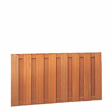 Hardhouten scherm 15pl. 180x90cm