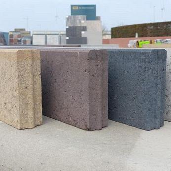 Betonband 6x20x100cm bruin-taupe