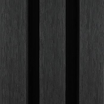 Composiet rhombusprofiel triple 3,3x17x390cm diepzwart