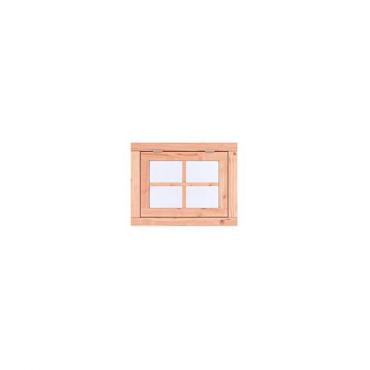 Douglas 4-ruits uitzetraam Prestige 84,4x66cm, onbehandeld.