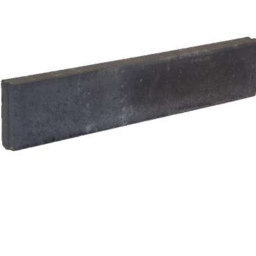 Betonband 10x20x100cm zwart