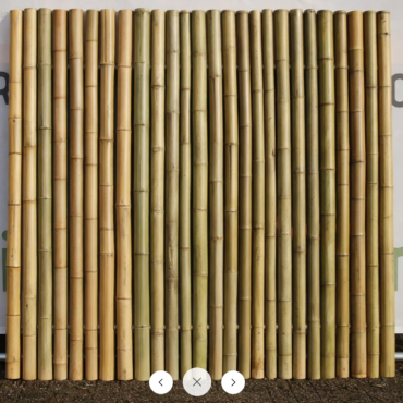 Bamboescherm Robuust 180x180cm naturel