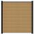 NewTechWood composiet scherm Triple 180x180cm Red Cedar (incl. onder- en bovenprofiel en startblokje