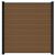 NewTechWood composiet scherm Triple 180x180cm Teak (incl. onder- en bovenprofiel en startblokjes)