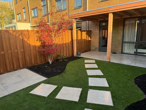 Voorbeeld van een tuin