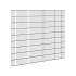 Hillfence metalen scherm, dubbele staafmat, 250x183 cm, zwart