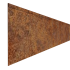Kantopsluiting corten 28x300cm geplet
