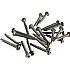 Schroef antraciet 4,2x38mm  100st incl. bit torx