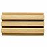 WEO35 Gardenwall composiet (triple) rhombus 3,3x17x290cm Red Cedar