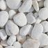 Crystal White grind 16-25mm zak 20kg (white marble pebbles) (incl. brandstoftoeslag)
