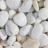 Crystal White grind 16-25mm zak 20kg (white marble pebbles) (incl. brandstoftoeslag)