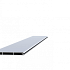 Aluminium schermplank, 2,1x19,5x180 cm, lichtgrijs