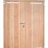 Douglas dubbele dichte deur inclusief kozijn, 168x201 cm, kleurloos geïmpregneerd
