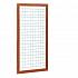 Hardhouten betonijzertrellis met maas 7,5x7,5 cm, in raamwerk 4,5x7,0 cm, 90x180 cm