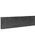Betonplaat dubbelzijdig rotsmotief 36x3,5x184 cm, antraciet ongecoat