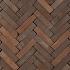 SB-25497 gebakken klinker waalformaat getrommeld&nbsp;20x5x6cm ★★★★★