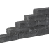 Redsun Pilestone Coal 40x15x10 cm