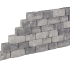 SB-2052 beton muurblok 24/17x15x10cm ★☆☆☆☆