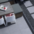 GeoCeramica® 60x60x4cm Impasto Grigio