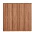 Hardhouten geschaafd plankenscherm design 28-planks 15mm, recht verticaal, 180x180cm.