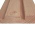 Douglas geschaafd rhombusprofiel, 2,7x14x300 cm, onbehandeld.