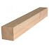 Douglas geschaafde paal 12x12x250cm, onbehandeld