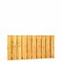 Grenen geschaafd plankenscherm 21-planks 15 mm, 180 x 89 cm, verticaal recht, groen geïmpregneerd.