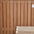 PROMO Hardhouten 21-planks scherm, recht verticaal, 180x180cm
