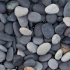 Beach Pebbles zwart 30-60mm los