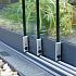 Glazen schuifwand compleet - blank glas