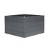 Bloembak - ANTRACIET 120x120x70 cm