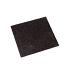 Rubbertegel 50x50x2,5cm, zwart