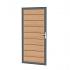Composiet co-extrusie rabat deur met houtmotief, 90x183 cm