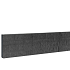 Betonplaat dubbelzijdig rotsmotief 36x3,5x184 cm, antraciet ongecoat