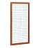 Hardhouten betonijzertrellis met maas 7,5x7,5 cm, in raamwerk 4,5x7,0 cm, 90x180 cm