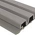 PROMO Composiet rhombus triple lichtgrijs in lengtes 290-390cm