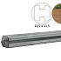 Betonpaal met sleuf en diamant kop tbv schutting 11,5x11,5x278 cm, grijs tussenpaal, ongecoat