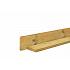 Grenen profielplank (afdekplank) 2,8x13,5x200 cm, groen geïmpregneerd