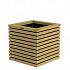 Bloembak Elan 60 Excellent, 60x60x60cm, groen geïmpregneerd.