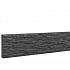 Betonplaat dubbelzijdig leisteenmotief 36x3,5x184 cm, antraciet ongecoat