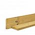 Grenen profielplank 2,8x14,5x300 cm, groen geïmpregneerd