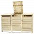 Containerkast Triple, 128,7x224,5x91 cm