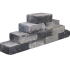 SB-2048 beton muurblok getrommeld 30x20x10cm ★☆☆☆☆