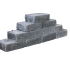 SB-2049 beton muurblok getrommeld 30x20x10cm ★☆☆☆☆