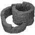 SB-2055 beton bloembakset   ★☆☆☆☆