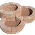 SB-2073 beton bloembakset   ★☆☆☆☆