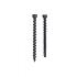 Schroeven RVS zwart (200 st.) + drill bit