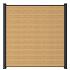 NewTechWood composiet scherm 180x180cm Red Cedar (incl. onder- en bovenprofiel en startblokjes)